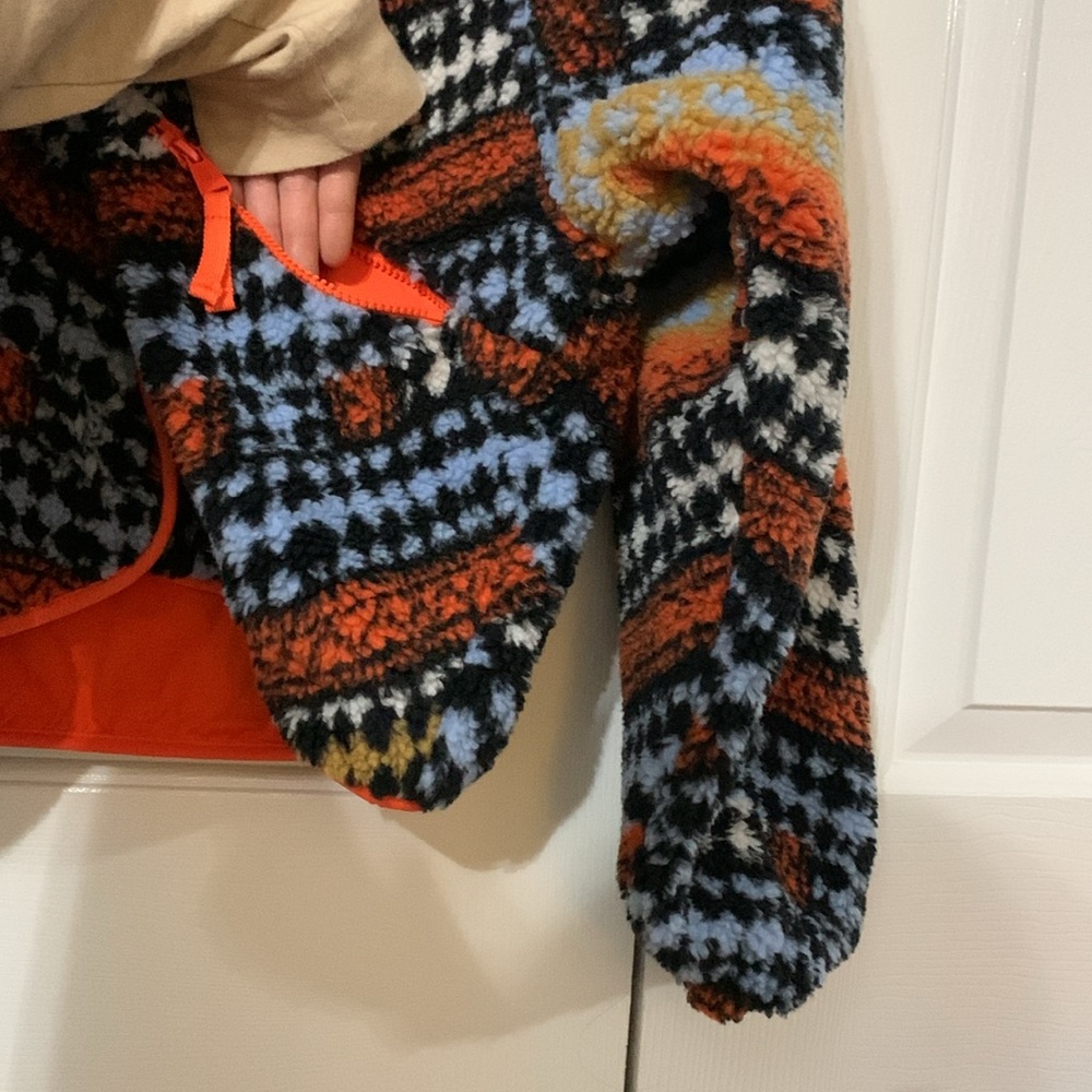 Free People Multicolor Fleece Jacket - Picture 6 of 10